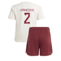 Bayern Munich Dayot Upamecano #2 Tretí Detský futbalový dres 2023-24 Krátky Rukáv (+ trenírky)